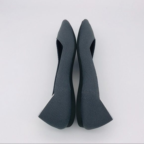 ROTHY’S The Point Pointed Flats EUC - Solid Gray W7.5 - Picture 5 of 9